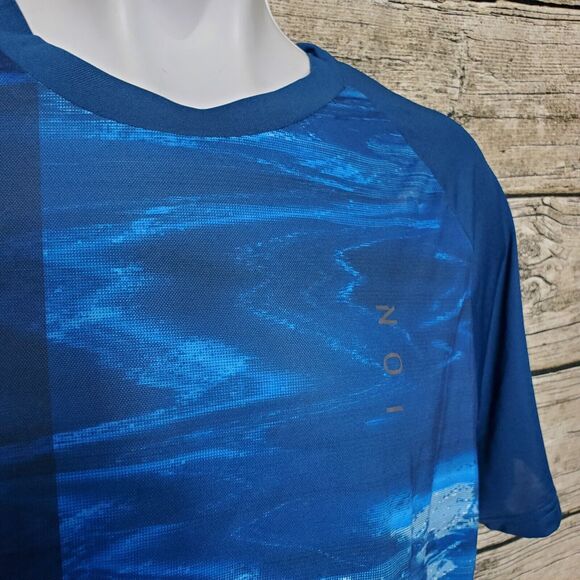 Bikewear ION Surfing Elements Tee SS Traze Amp Ocean Blue Size LARGE - Picture 2 of 10